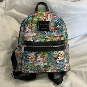 Loungefly Disney Parks Colorful Backpack